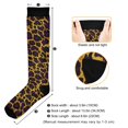thumbnail image 3 of FORMRS Womens Knee High Socks Casual Long Thick Travel Daily Wear, 1 Pair, Purple Leopard Pattern, 3 of 6