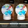 thumbnail image 3 of Super Mario Bros Round Acrylic Night Light Decoration USB Cable LED Lamp Base with Touch Control Adjustable 3 Light Modes Nightlight Decor, 3 of 9