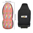 thumbnail image 3 of Back to school supplies pattern(11) Car Seat Cover 2 Piece Set Saddle Blanket Carseat Universal Fit for Vehicle Sedan SUV, 3 of 5