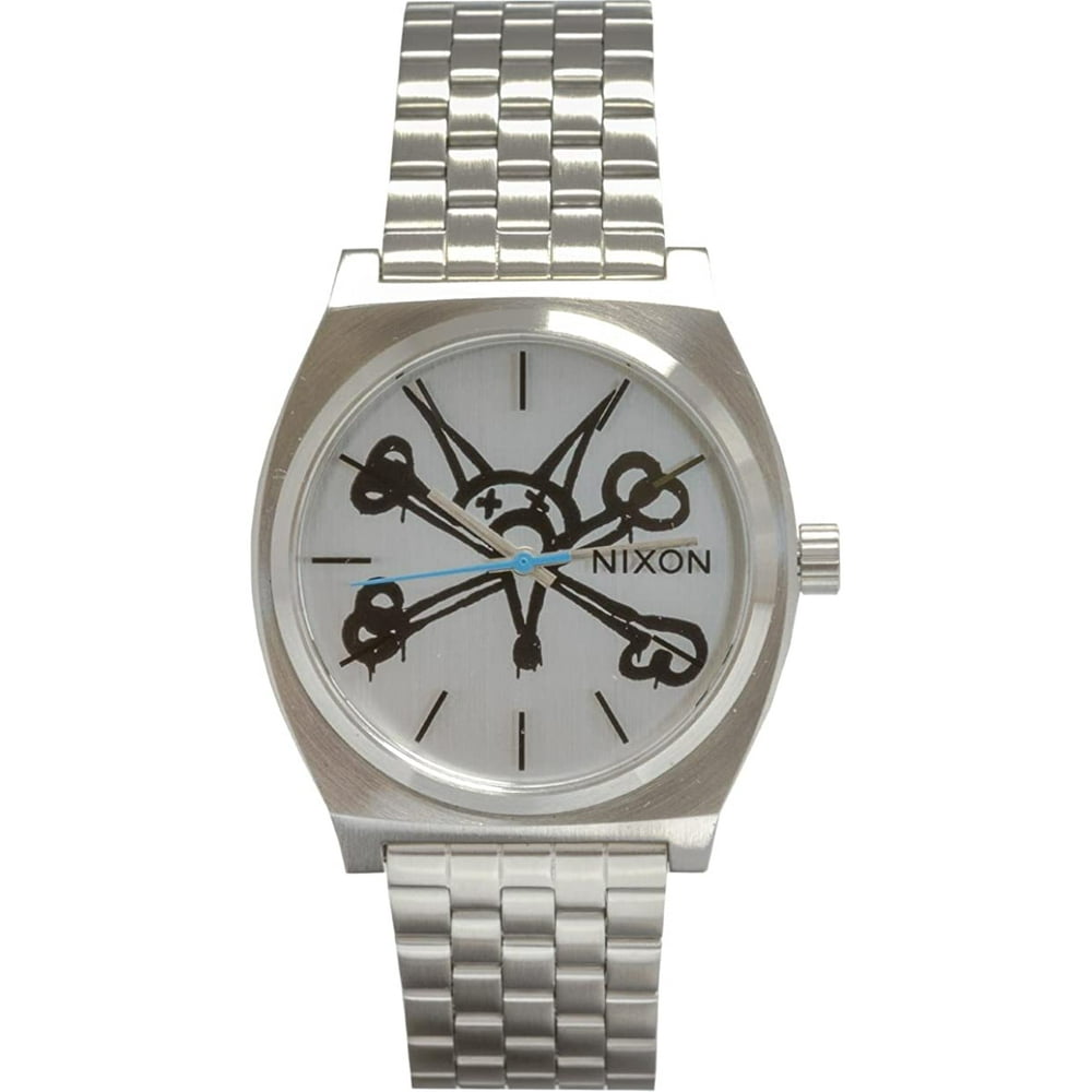 Nixon Nixon Time Teller Powell Peralta Brigade Silver Unisex Watch