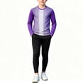 thumbnail image 3 of VIPOIN Boys 2Pcs Training Set, Quick Dry Long Sleeve Top & Knee Padded Pant, Athletic Outfit Set, 3 of 5