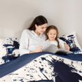 thumbnail image 4 of Homewish Cartoon Drum Twin Bedding Sets 7-Piece for Kids, Watercolor Splatter Art Bedding Comforter Set, Music Theme Reversible Sheet Sets, Lightweight Room Decor, 4 of 7