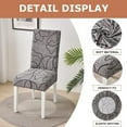 thumbnail image 2 of Dining Chair Covers Set of 4 Stretch Spandex Dining Room Chair Covers Parsons Chair Slipcovers Dining Chair Protector Anti-dust Chair Seat Protector for Dining Room Hotel, Kitchen, Party, 2 of 6