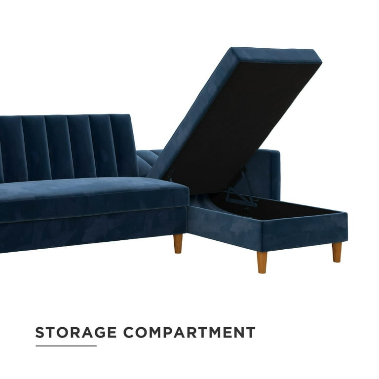 Futon with cheap storage compartment