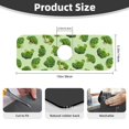 thumbnail image 2 of Pofeuu Broccoli 3 Print Splash Guard for Sink Faucet Sink Gadgets-Splash Guard Behind Faucet Drip Catcher for Kitchen, Bathroom,Sink Mat, 2 of 7