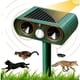 thumbnail image 1 of Repelente de gatos ultrasónico solar Repelente de gatos para exteriores Sensibilidad y frecuencia ajustables Repelente de gatos ultrasónico para repeler plagas Protector de jardín, 1 of 1