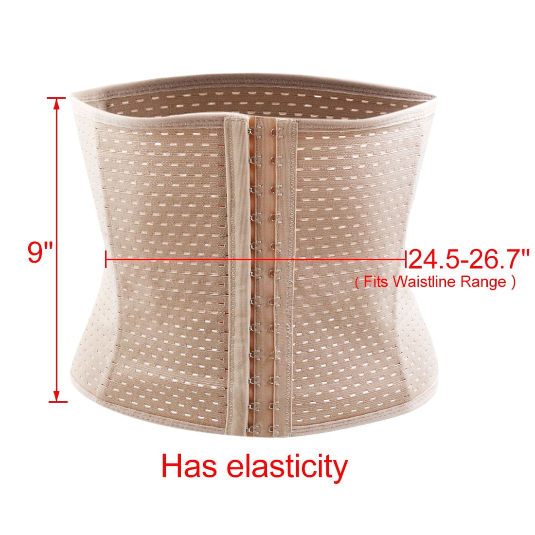 Unique Bargains Women Body Shaper Waist Cincher Underbust Corset Shapewear S