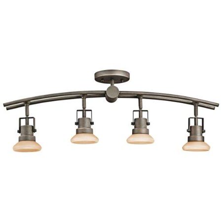 Kichler Lighting 7755oz Structures 4 Light Fixed Directional Rail Kichler Lighting 7755oz Structures 4 Light Fixed Directional Rail Olde Bronze With