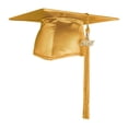 thumbnail image 2 of Endea Graduation Shiny Antique Gold Graduation Cap  Tassel, 2 of 11