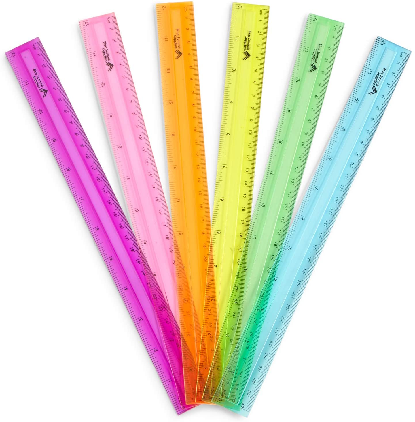 Plastic Ruler Walmart Blue School Supplies At Walmart
