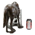 thumbnail image 3 of SPI Bronze Finish Barnyard Pals Horse and Dog Garden Sculpture, 3 of 6