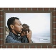 thumbnail image 3 of 7x11 Brown Modern Bamboo Picture Frame - UV Acrylic, Foam Board Backing, Hanging Hardware, 3 of 9