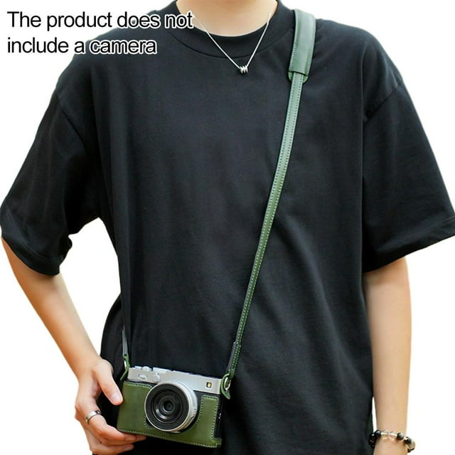 Camera Case, Protect Camera, 115g, Genuine Top Layer Cowhide and Aluminum Alloy Frame