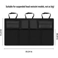 thumbnail image 6 of HOOFUN Car Hanging Trunk Organizer, Hanging Car Backseat Organizer with 8 Large Storage Bag Super Large Capacity, Waterproof Trunk Storage Bag for SUV Car, 6 of 7