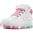 thumbnail image 1 of Tenis Luz Led Bota Gamer Niño Bubble Gummers Importado 15-21 (Blanco, Sistema tallas calzado JP, Niño (2-5 años), Medición, 21.0 cm), 1 of 5