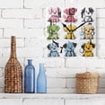 thumbnail image 3 of Colorful Doodle Dogs Wall Clock Decorative Square Silent Non-Ticking Operated Clocks Aesthetic for Bedroom Living Room, 3 of 8