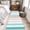 Teal, variant on Aqua Teal Stripe Bathroom Mats 2x3 FT,Non Slip Small Kitchen Mat,Geometric Grey White Vertical Striped Washable Soft Backed Front Door Throw Rugs Non-Shedding Indoor Outdoor Doormat for Entryway Sink