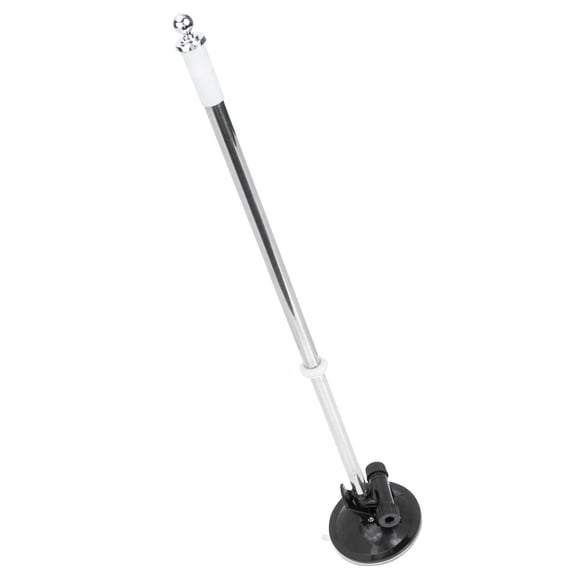 Pawsdot Black Suction Cup Flag Pole for Car Universal Telescopic Flag Holder Easy Install and Secure Outdoor Display