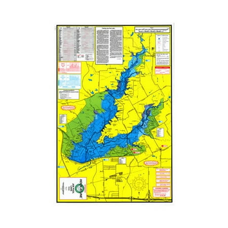 Hook-N-Line Map F123 Lake Joe Pool - Walmart.com