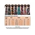 thumbnail image 2 of Uhndy Casual Long Dress For Women Boho Beach Sundress Striped Floral Print Pocket Splicing Short Sleeve Maxi Shirt Dress stripe M-LQ, 2 of 2