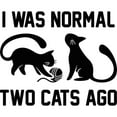 thumbnail image 3 of CafePress - I Was Normal Two Cats Ago Women's Light Pajamas - Women's Short Sleeve Print T-Shirt and Pants Light Cotton Pajama Set, 3 of 7