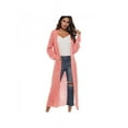 thumbnail image 3 of Finex Women Full Length Thick Maxi Cardigan Duster Long Sleeve Open Front Sweater Tops, 3 of 3