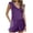 Purple, variant on XMMSWDLA Womens Rompers Jumpsuits Casual Summer Outfits 2024 Shorts Overalls Jumpers with Pockets Loose Comfy Fashion Clothes Girls Swimsuit