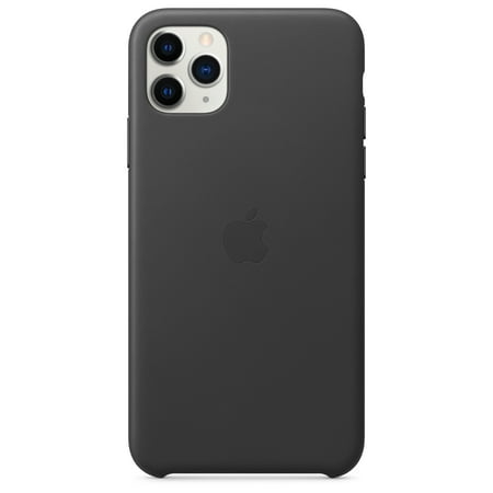 UPC 190199287655 product image for iPhone 11 Pro Max Leather Case - Black | upcitemdb.com