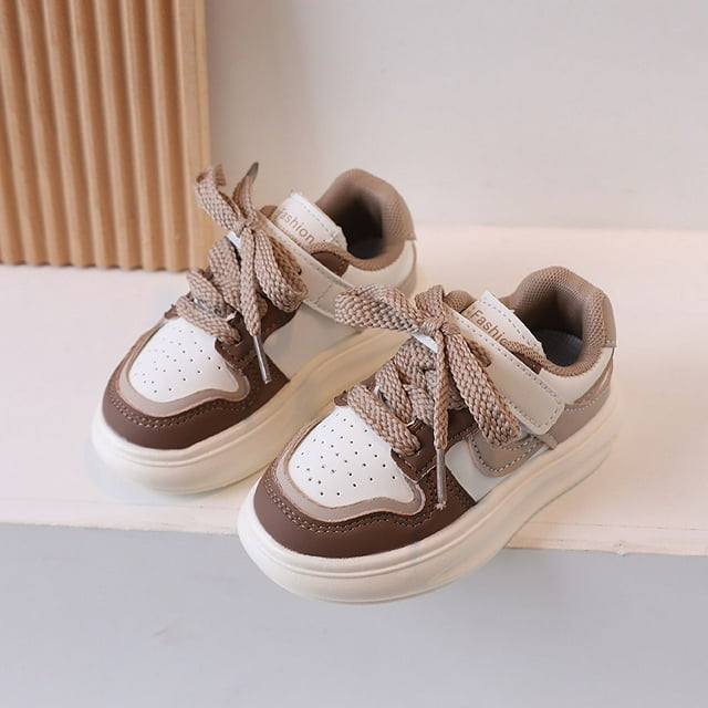 Zapatillas de deporte informales de otoño para niños, zapatillas transpirables para niños y niñas, zapatos de estudiante con velcro de estilo coreano