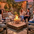 thumbnail image 2 of FEBTECH - Fireplace Grate 24 inch with 6 Support Bars | Heat Resistant | Fire Wood Holder for Efficient Burning | Rugged Fireplace Wood Grate for Fireplace, Indoor Hearth and Outdoor Fire Pit, 2 of 9