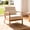 Beige, variant on Beige Cotton Linen Mid Century Modern Armchair - 30.70 in W x 23.20 in D x 13.70 in H for Living Room