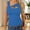 Blue, variant on Sleeveless Tank Tops for Women, Asymmetrical One Shoulder Ribbed Cutout Tops Front Chest Hollow Out Slim Fit Bodycon Camis for Party Night Out Club Date Night, Black M