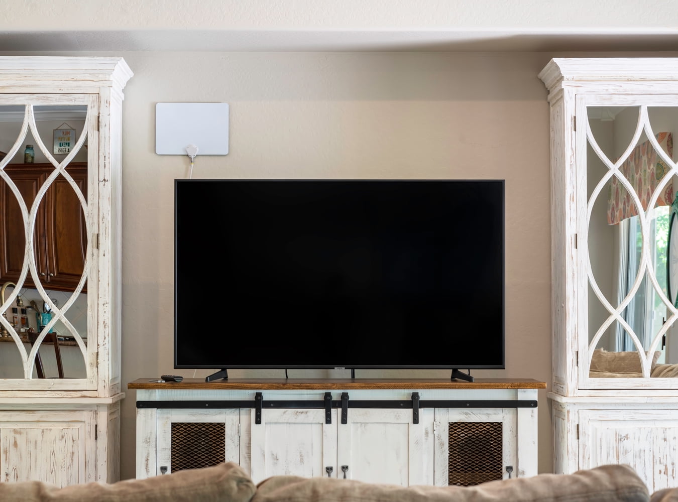 Channel Master Cm-4001hdbw Flatenna Duo 35 Indoor Antenna