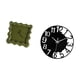 thumbnail image 5 of Reloj de pared,Reloj de pared decorativo para baño y dormitorio.,Reloj de pared grande,Reloj de pared acrílico silencioso moderno,Reloj de pared grande para oficina,silencioso,fácil de leer, 5 of 8