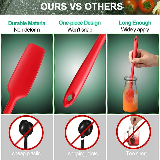 Long handle 2024 rubber spatula