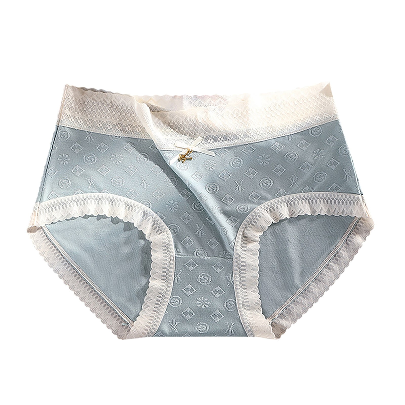 zuwimk Womens Panties,Women`s Underwear Carousel Thong Blue,One