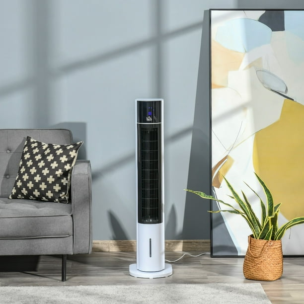 Festnight Bladeless Air Cooler, Evaporative Tower Fan Humidifier Unit w