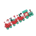 thumbnail image 3 of Mini Four-section Wooden Train Creative Train Toy Desktop Ornament Colorful Painted Christmas Cartoon Train Kids Table Window Decoration Supplies, 3 of 9