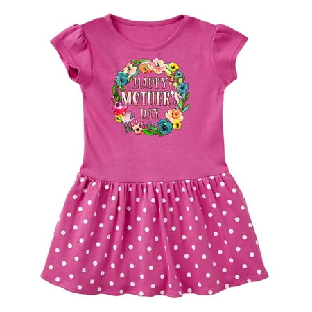 

Inktastic Happy Mother s Day- flowers Gift Toddler Girl Dress