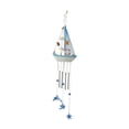 thumbnail image 4 of Amuleto de carillón de viento de velero, colección única de sonido claro, arte playero mediterráneo Estilo D, 4 of 9