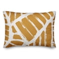 thumbnail image 2 of Creative Products Mustard Distressed Abstract Rectangles 14x20 Indoor / Outdoor Pillow, 2 of 3
