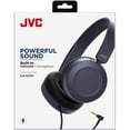 thumbnail image 4 of JVC Lightweight On Ear Headphones with Powerful Sound, Integrated Remote & Mic for Smartphones - HAS31MA (Blue), Medium, 4 of 7