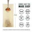 thumbnail image 4 of TIESTA Loose Leaf Tea Filters, Disposable Tea Infuser, 100% Natural Unbleached Paper, 4 of 9