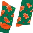 thumbnail image 3 of Gingerbread Man Patterned Socks (Adult Medium - Women's Shoe Sizes 5-10), 3 of 3