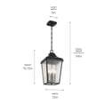 thumbnail image 7 of Kichler Lighting - Forestdale - 4 Light Outdoor Pendant In Traditional, 7 of 7