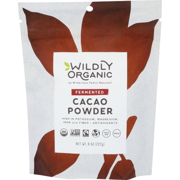 (Pack of 6) Wildly Organic Fermented Cacao Powder 8 oz