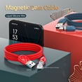 thumbnail image 2 of Fairnull Data Cable Magnetic Design Fast Charging 3-in-1 Type-C Mobile Phone Data Line Charger Wire for Home, 2 of 10