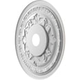 thumbnail image 4 of Ekena Millwork 22"OD x 3 1/2"ID x 1"P Baltimore Thermoformed PVC Ceiling Medallion (Fits Canopies up to 7 3/4"), Universal Metallic Champagne Mist, 4 of 5