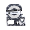 thumbnail image 5 of Amdohai Black on White Label Tape 12mm * 8m Compatible for Kingjim Epson Label Printer LW400/LW600/SR230C/SR230CH/SR530C/SR550C, 5 of 5
