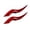 Red, variant on Car Roof Devil Horns Watermelon Aggressive Styling Carbon Fiber Style Vehicle Exterior Roof Sticker Airflow Guide Fathers Day Gift Auto Decor Tool